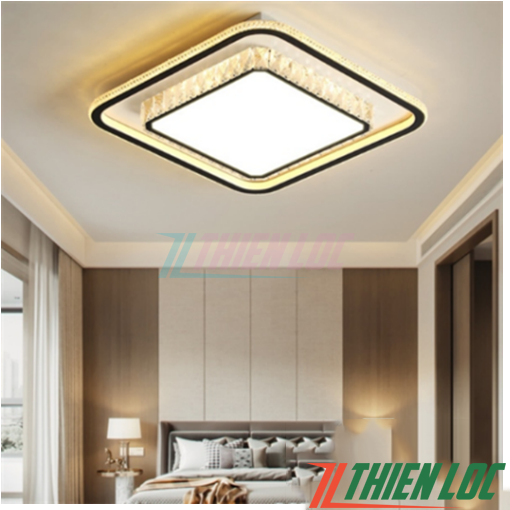 Đèn mâm ốp trần vuông hiện đại MOT066