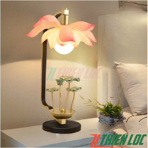 Đèn ngủ để bàn hoa sen DNHD040 Đèn ngủ để bàn hoa sen DNHD040