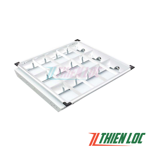 Máng đèn tuýp âm trần tán quang 600x600