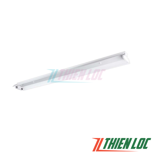 Máng đèn tuýp đôi chóa sơn tĩnh điện 1m2