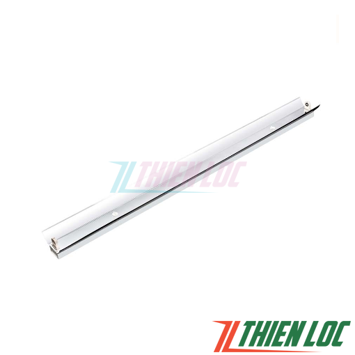 Máng đèn tuýp đơn chóa Inox phản quang 1m2