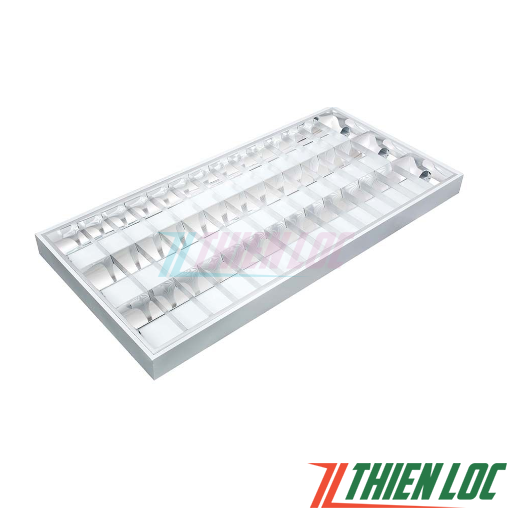 Máng đèn tuýp gắn nổi trần tán quang 600x1200