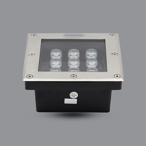 Đèn LED âm sàn vuông 9w PRGS9L