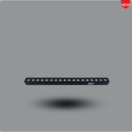 Đèn ray nam châm gắn nổi spotlight 18W PUMS18L