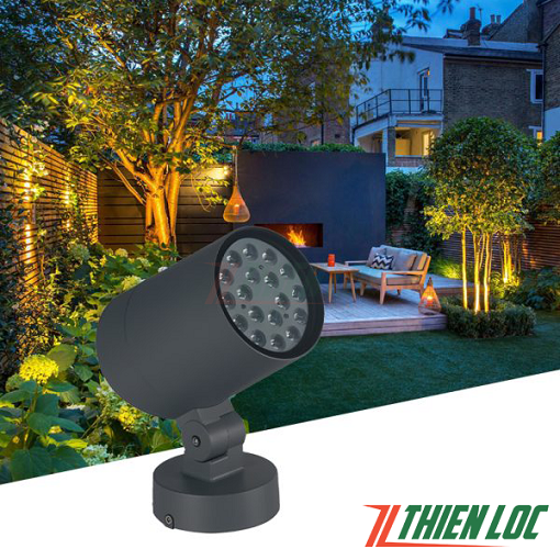 Đèn cắm cỏ nhôm đúc cao cấp D140 18x2w