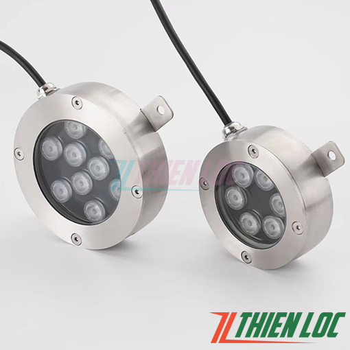 Đèn âm nước ốp thành hồ bơi 9w