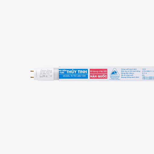 Bóng đèn LED tuýp thủy tinh T8 600/10W