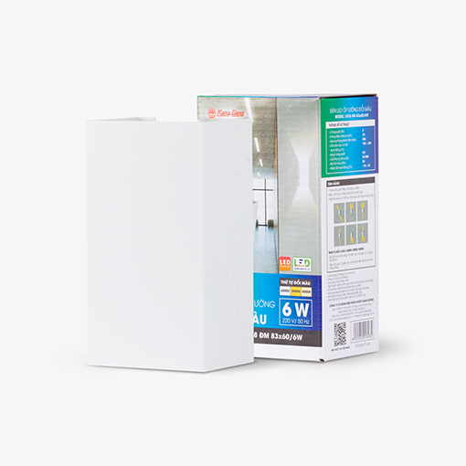 Đèn LED ốp tường đổi màu LN18 83x60/6W