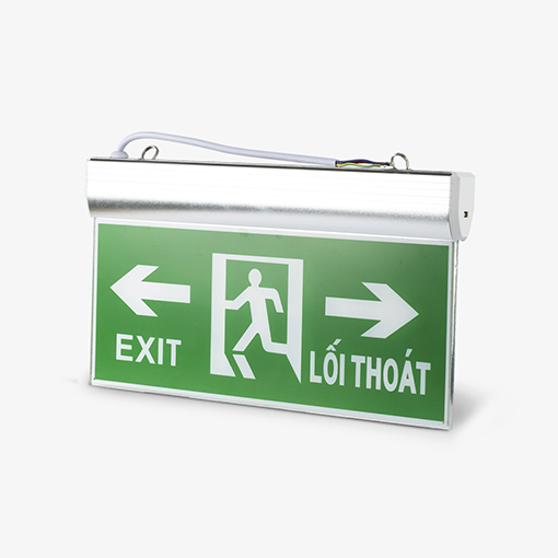 Đèn LED Exit chỉ dẫn 2 mặt CD01 2.2W